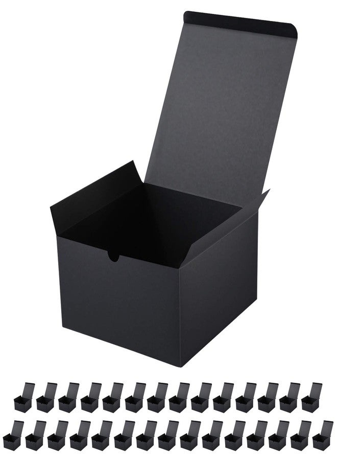 JINMING 30 Gift Boxes 8x8x4 Inches, Matte Black Gift Boxes Bulks for Mother's Day, Father's Day, Party, Birthday, Groomsman Proposal Boxes for Light Gifts - Image 1